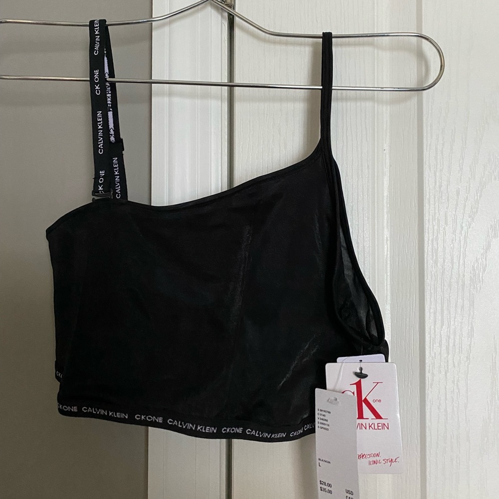 NWT black calvin klein bralette